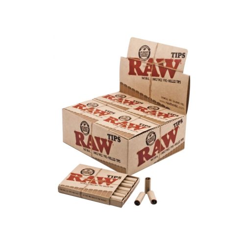 master-139 Χάρτινα τζιβανάκια RAW Pre-Rolled Slim φυσικά αλεύκαστα – 20 συσκευασίες