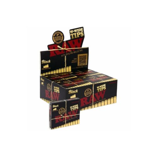 master-142 Χάρτινα τζιβανάκια RAW Pre-Rolled Black Regular – 20 τεμάχια