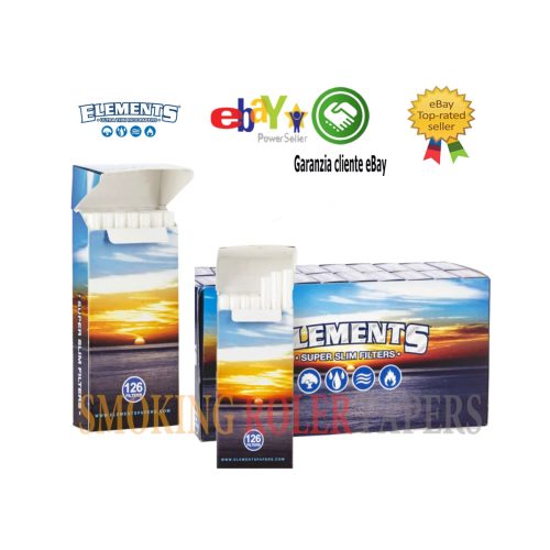 master-15 Φιλτράκια Elements Super Slim 5 mm σε στικ – 126 φίλτρα