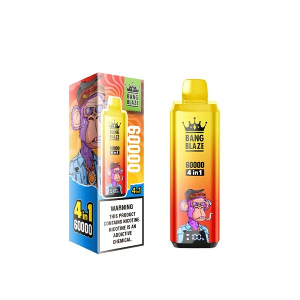 master-158 Bang Blaze 60K 4-in-1 – 60.000 τζούρες – Watermelon Ice / Blueberry Mint / Fuii Ice / Lime Romance