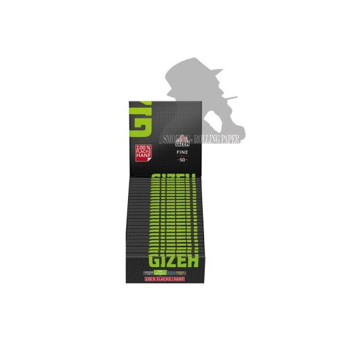 Χαρτάκια στριφτού Gizeh Fine Black Regular – συσκευασία με 25 πακετάκια