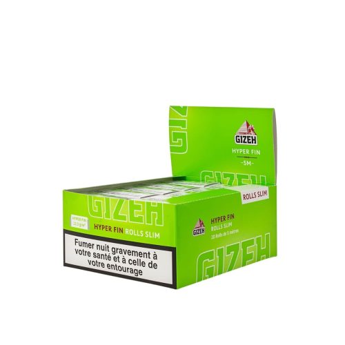 master-187 Χαρτάκια στριφτού σε ρολό Gizeh Fine Rolls Slim – 20 ρολά