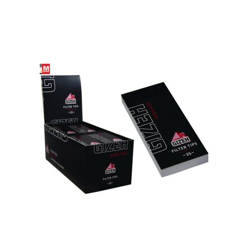 master-189 Χάρτινα τζιβανάκια Gizeh Black Regular με διάτρηση – μπλοκάκια των 35 τζιβανακίων