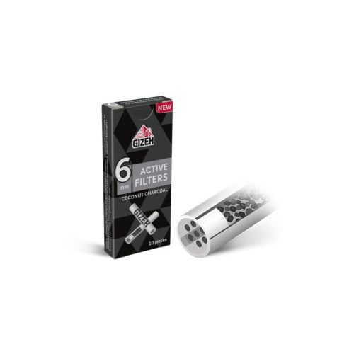 master-19 Φιλτράκια ενεργού άνθρακα Gizeh Extra Slim Flavor 6 mm – 10 φίλτρα