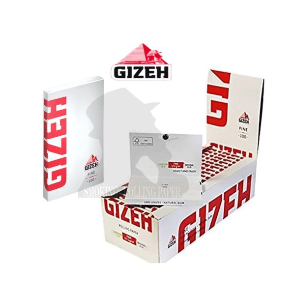 master-196 Χαρτάκια στριφτού Gizeh Fine Red Regular – συσκευασία με 20 πακετάκια