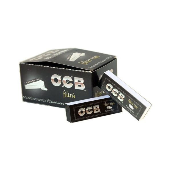Χάρτινα τζιβανάκια OCB Slim με διάτρηση 60 × 18 mm – κουτί με 25 πακετάκια των 50 τζιβανακίων