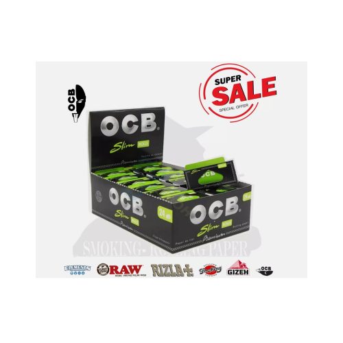 master-215 Χαρτάκια στριφτού σε ρολό OCB Premium Rolls King Size Slim – 24 ρολά