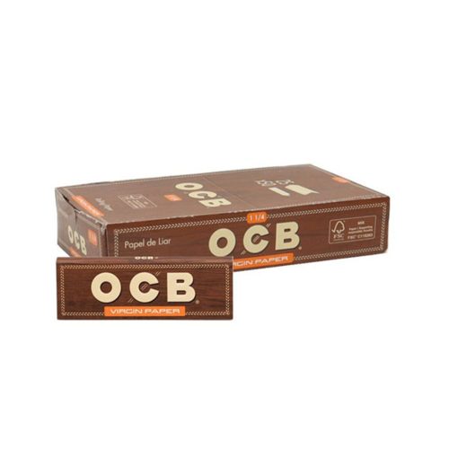 Χαρτάκια στριφτού OCB Virgin Brown Medium 1¼ – συσκευασία με 25 πακετάκια