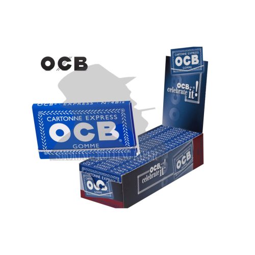Χαρτάκια στριφτού OCB No. 4 Blue Regular – συσκευασία με 25 πακετάκια