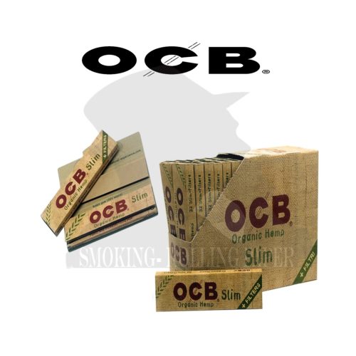 master-230 Χαρτάκια στριφτού OCB Organic King Size Slim με φίλτρα – συσκευασία με 32 πακετάκια
