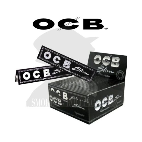 master-232 Χαρτάκια στριφτού OCB Premium Black King Size Slim – συσκευασία με 50 πακετάκια
