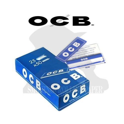 Χαρτάκια στριφτού OCB Blue Regular – συσκευασία με 25 πακετάκια
