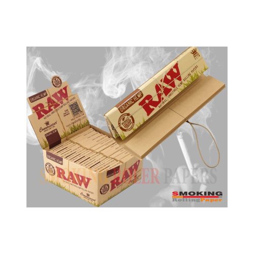 master-268 Χαρτάκια στριφτού RAW Organic Connoisseur King Size με φίλτρα