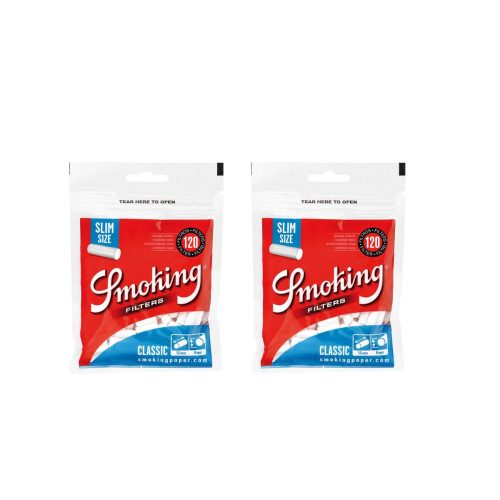 Φιλτράκια Smoking Classic Slim 6 mm – 120 φίλτρα