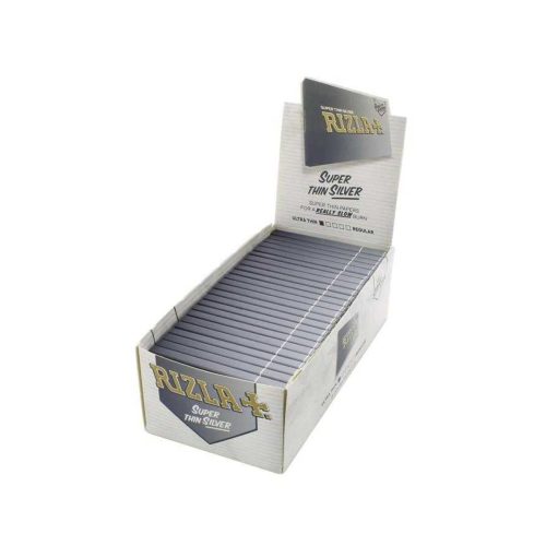 Χαρτάκια στριφτού Rizla Silver Regular – συσκευασία με 50 πακετάκια