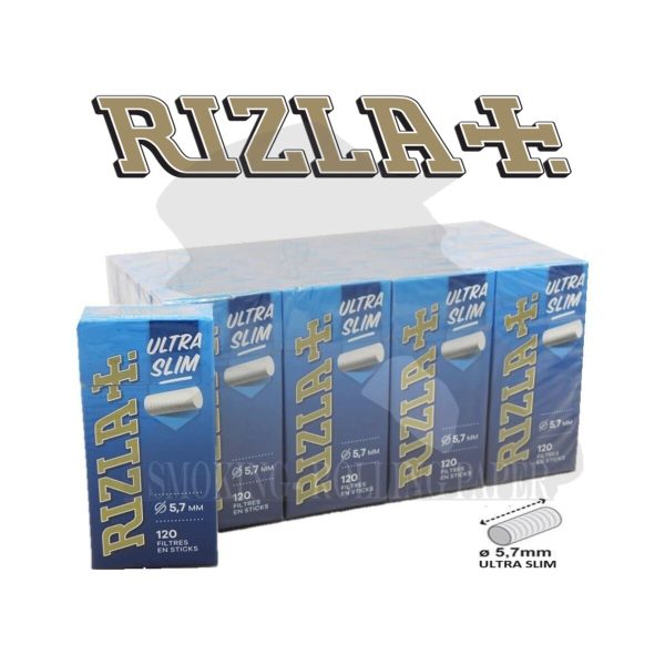 master-290 Φιλτράκια Rizla Ultra Slim 5,7 mm από αφρώδες υλικό – 20 θήκες των 120 φίλτρων