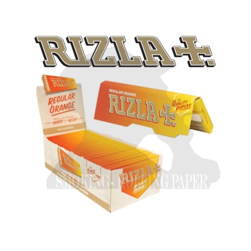 Χαρτάκια στριφτού Rizla Orange Regular – συσκευασία με 50 πακετάκια