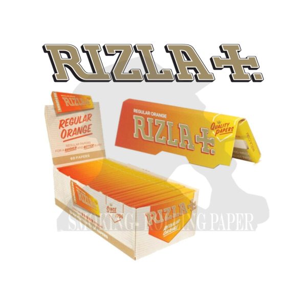 master-291 Χαρτάκια στριφτού Rizla Orange Regular – συσκευασία με 50 πακετάκια