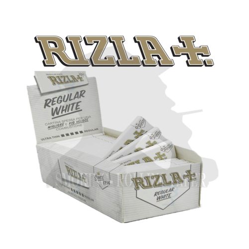 Χαρτάκια στριφτού Rizla White Regular – συσκευασία με 50 πακετάκια