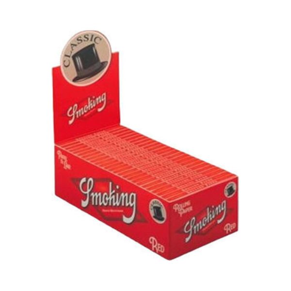 master-307 Χαρτάκια στριφτού Smoking Classic Red Regular – συσκευασία με 50 πακετάκια