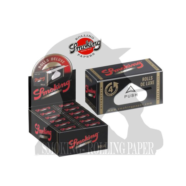 master-318 Χαρτάκια στριφτού σε ρολό Smoking Deluxe Rolls King Size Slim – 24 ρολά