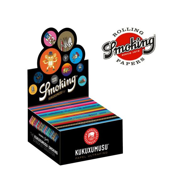 Χαρτάκια στριφτού Smoking Kukuxumusu Ultra Fine King Size Slim – συσκευασία με 50 πακετάκια