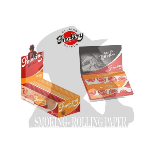 Χαρτάκια στριφτού Smoking Orange Regular – συσκευασία με 25 πακετάκια