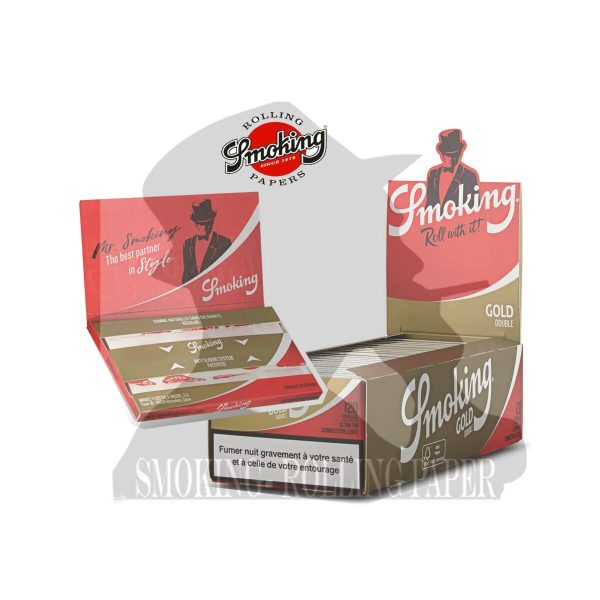 master-330 Χαρτάκια στριφτού Smoking Gold Regular – συσκευασία με 25 πακετάκια