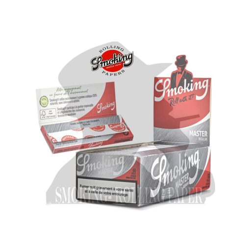 Χαρτάκια στριφτού Smoking Master Silver Regular – συσκευασία με 50 πακετάκια