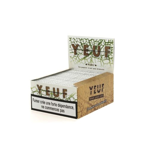 master-355 Χαρτάκια στριφτού YEUF Pure King Size – συσκευασία με 50 πακετάκια