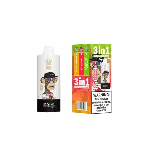 master-365 Bang King 85K 3-in-1 – 85.000 τζούρες – Τσάι λεμόνι / Λίτσι / Mango Ice