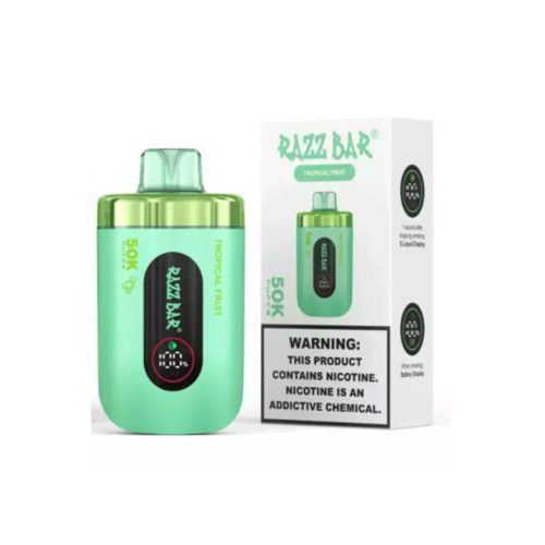 Razz Bar 50K – 50.000 τζούρες – Τροπικά φρούτα / Tropical Fruit