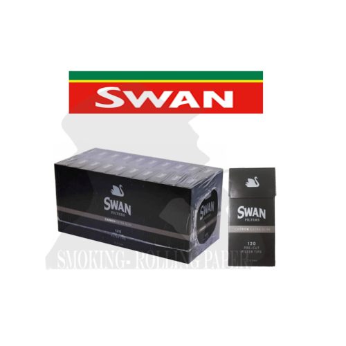 master-391 Φιλτράκια ενεργού άνθρακα Swan Ultra Slim 5,7 mm – 20 συσκευασίες των 120 φίλτρων