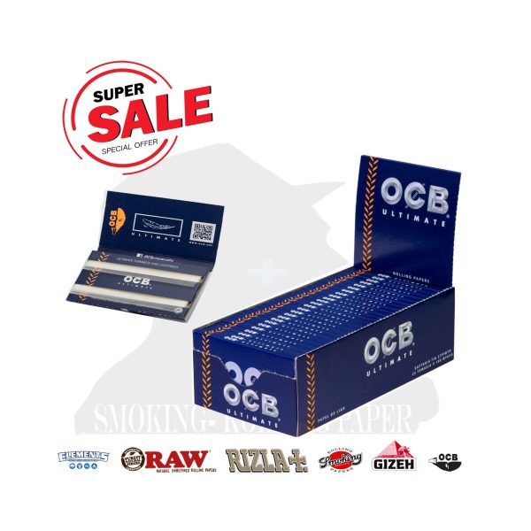 master-84 Χαρτάκια στριφτού OCB Ultimate Regular – συσκευασία με 25 πακετάκια