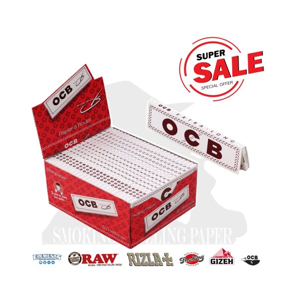master-85 Χαρτάκια στριφτού OCB White King Size – συσκευασία με 50 πακετάκια