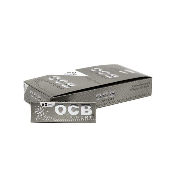 Χαρτάκια στριφτού OCB X-Pert Silver Regular – συσκευασία με 50 πακετάκια