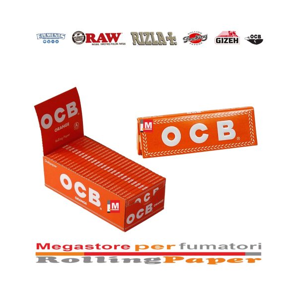 master-91 Χαρτάκια στριφτού OCB Orange Regular – συσκευασία με 50 πακετάκια